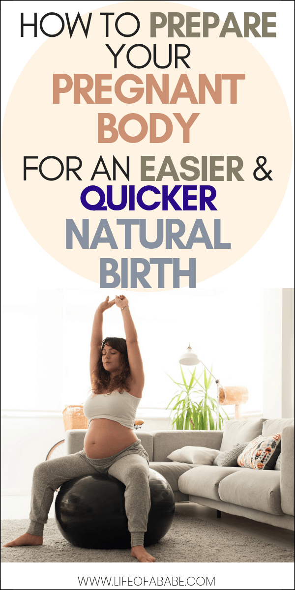 A practical guide on how to prepare your pregnant body for an easier and quicker natural birth!